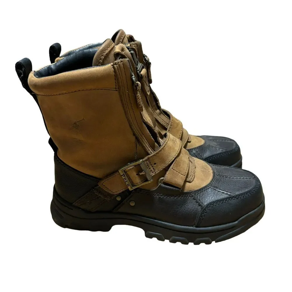 Polo Ralph Lauren Boots Youth Size 3 Style 50622‎ Tavin Zip